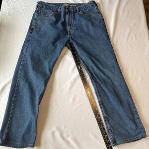 Pre-owned Levi's Strauss Signature Regular Fit Straight Jeans Men's‎ 36x30 Denim